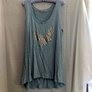 High/low tank top